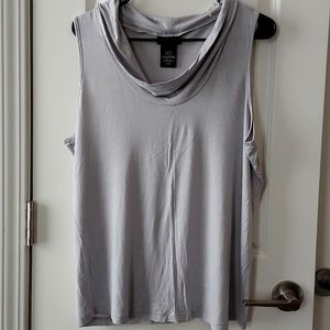 Metaphor sleeveless turtleneck grey xl